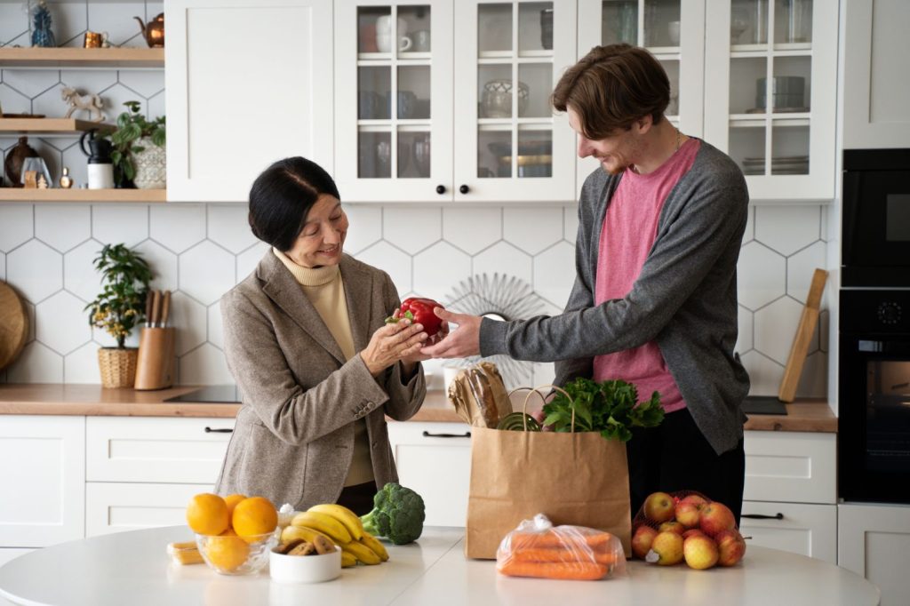 Support Workers can help in cooking,